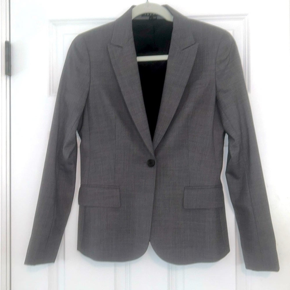 Theory women’s gray blazer